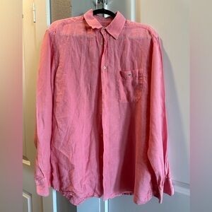 LACOSTE LINEN SHIRT REGULAR FIT MEN